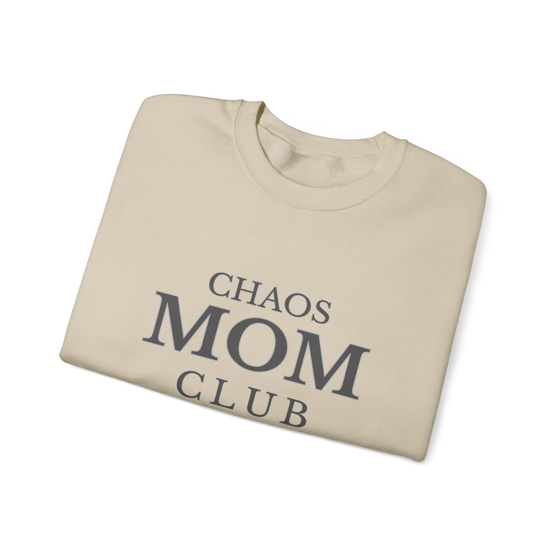 Chaos Mom Club Crewneck Sweatshirt– Cozy Everyday Mom Life Crewneck