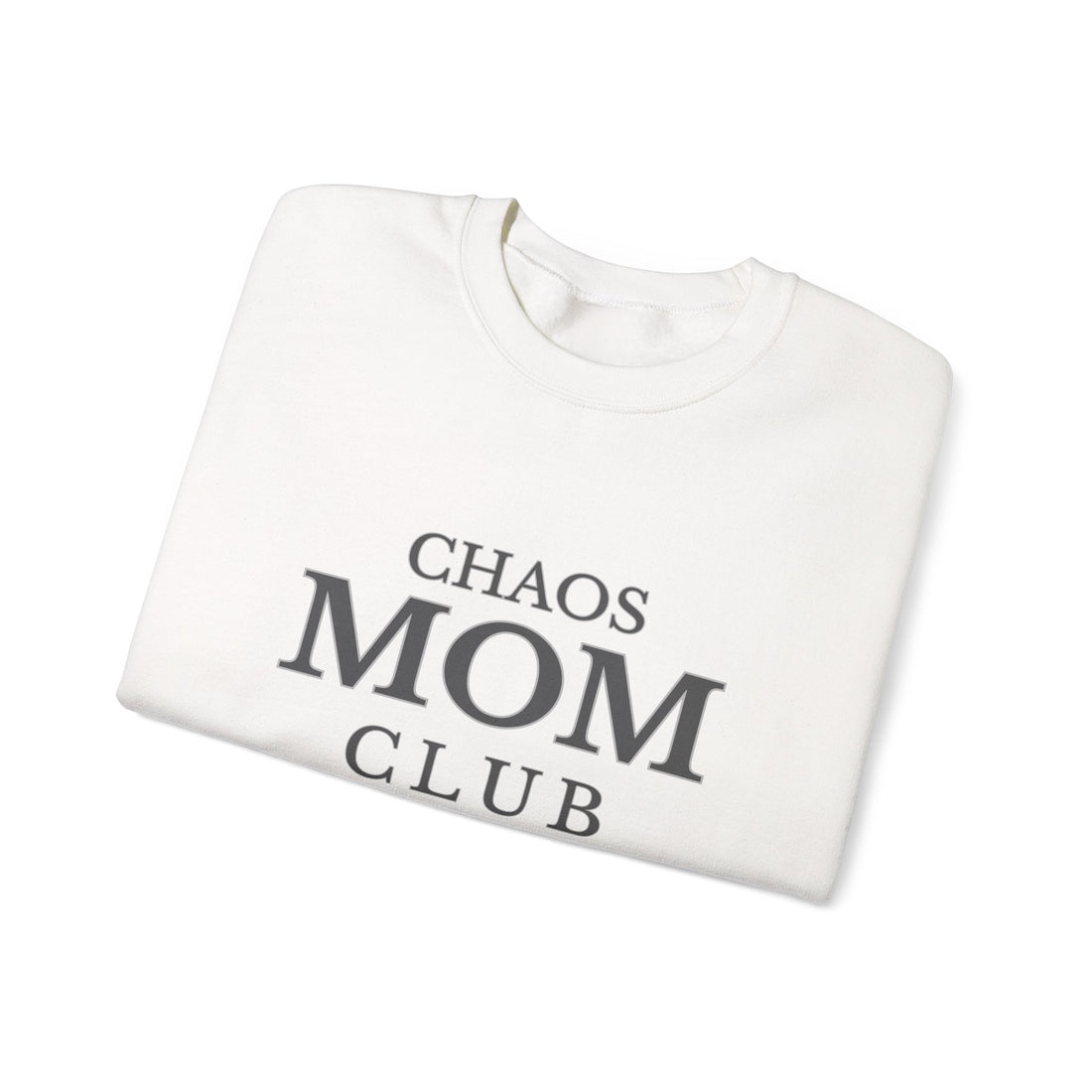 Chaos Mom Club Crewneck Sweatshirt– Cozy Everyday Mom Life Crewneck