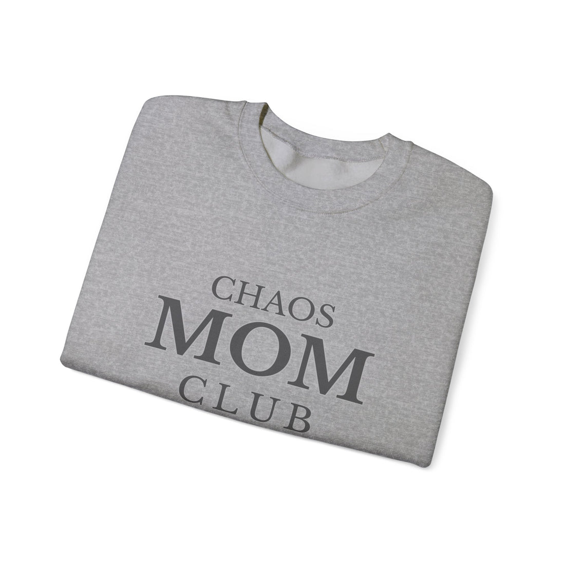 Chaos Mom Club Crewneck Sweatshirt– Cozy Everyday Mom Life Crewneck
