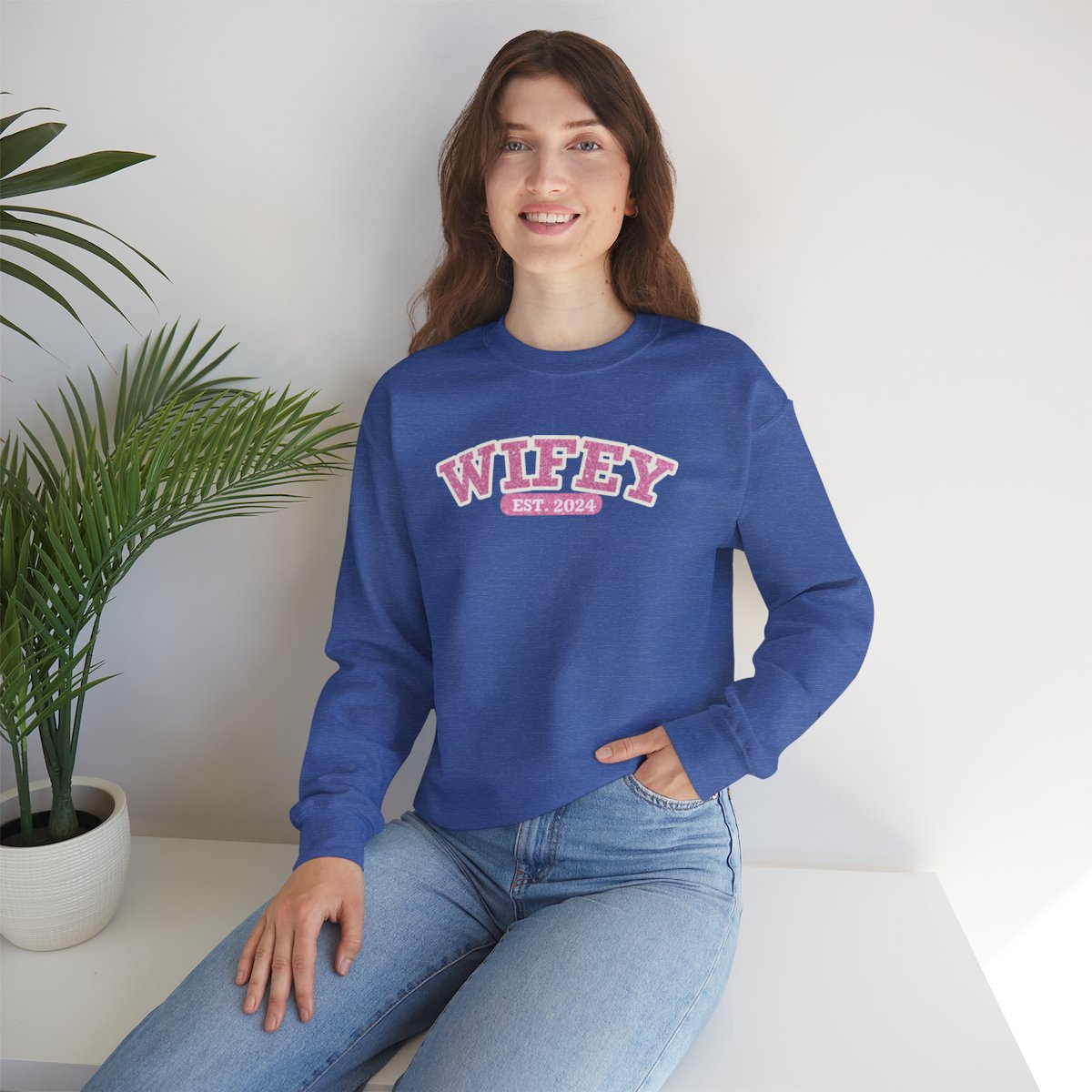 Personalized Wifey Sweatshirt, Bridal Sweatshirt!