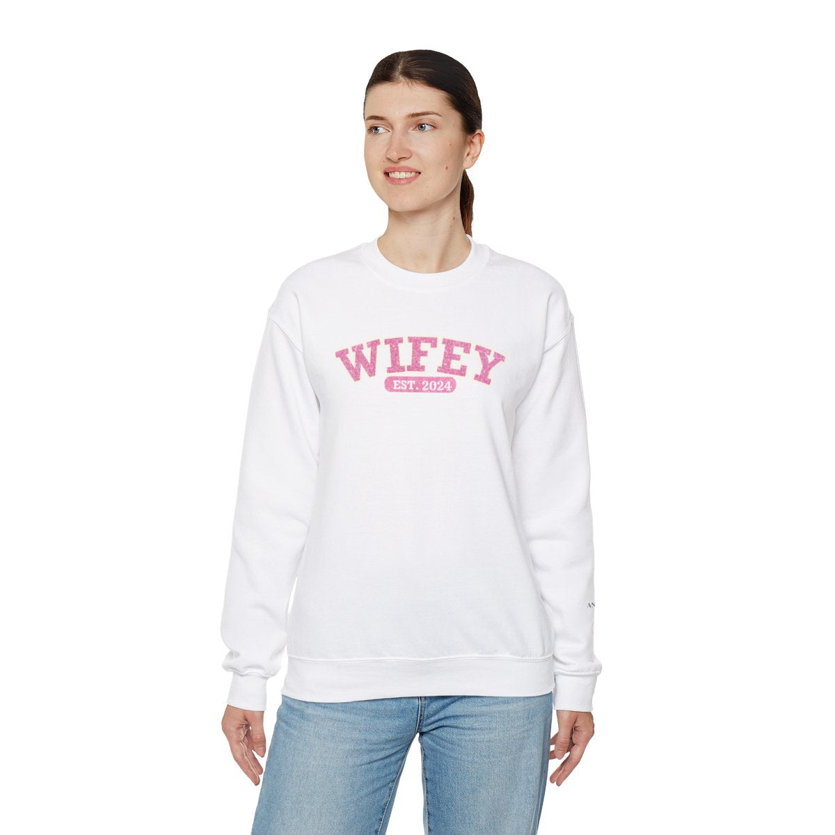 Personalized Wifey Sweatshirt, Bridal Sweatshirt!