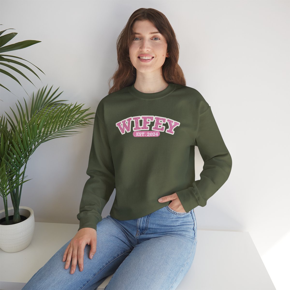 Personalized Wifey Sweatshirt, Bridal Sweatshirt!