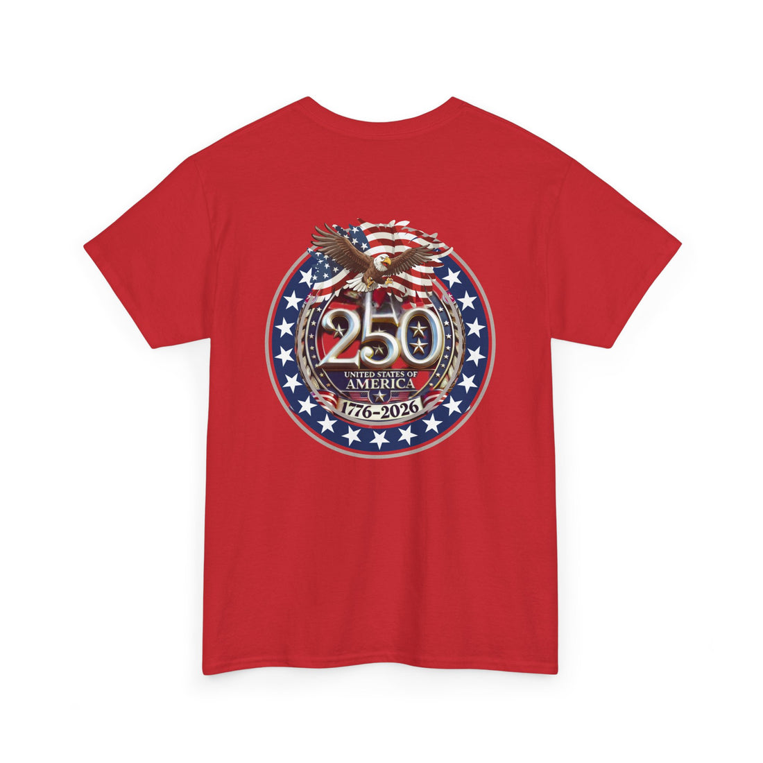 Patriotic One Nation Tee, American Eagle 250th Anniversary Shirt, US Celebration T-Shirt, Independence Day Apparel
