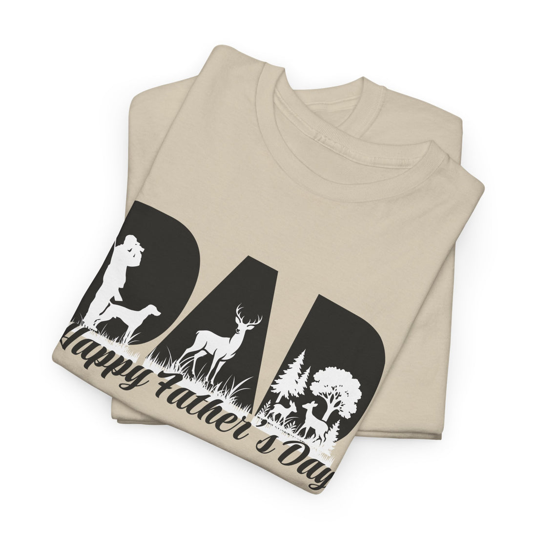 Hunting Dad T-Shirt – Happy Father’s Day Deer Hunter Shirt | Gift for Dad, Grandpa | Outdoors & Hunting Lover Tee