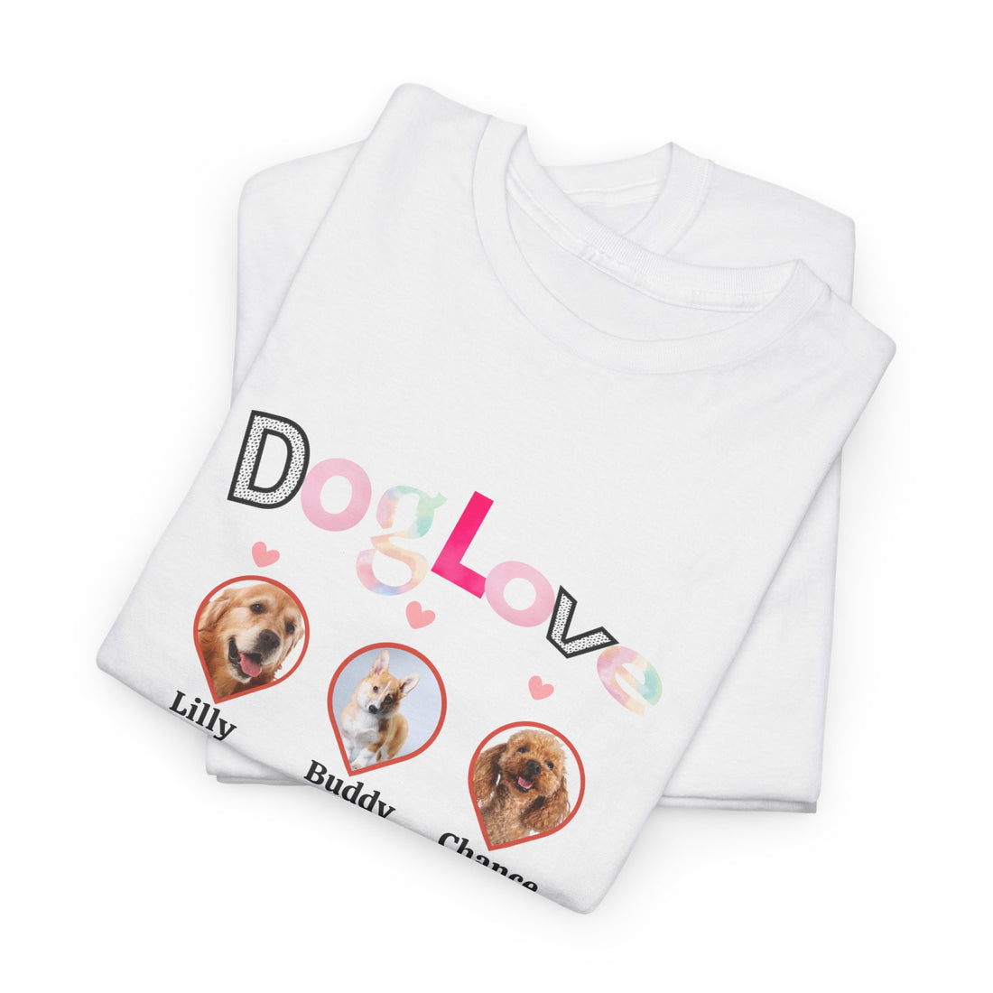 Custom Dog Lover T-Shirt, Personalized Pet Lover Tee, Pet Photo Gift