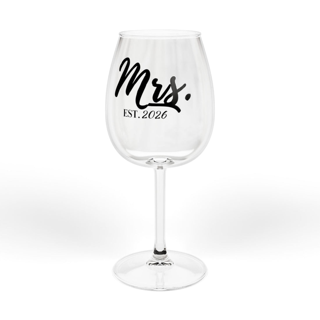 “Custom ‘Mr. & Mrs.’ Glass Set Made Just for Their Special Day” ‘Mr. & Mrs.’ Wine Glass Set!